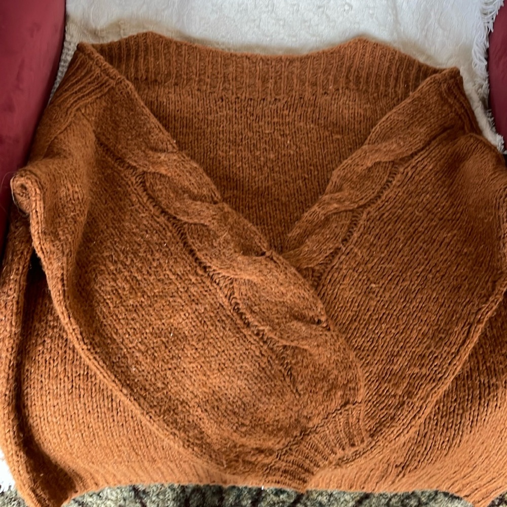Madewell boat neck sweater, sz L